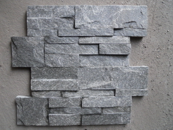 4 stripes grey slate ledge stone 