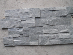 grey slate wall stone corners