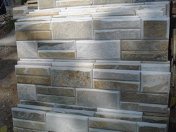 Tumbled wall stone