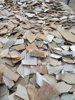 brown slate flagstone factory