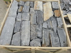 black slate loose stone wall pieces