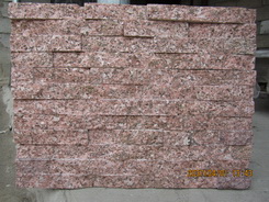 red granite ledgestone