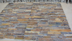Rusty Slate rought and split Wall Stone 