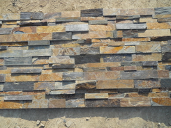 rusty color owens ledge wall stone