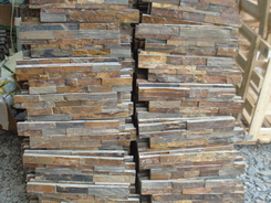 rusty rough and split cladding wall stone factory 