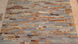 rust slate ledge wall stone veneer