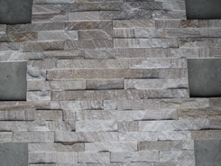Golden silver Quartzite wall cladding stone