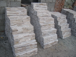 Quartzite wall cladding stone silver sand color